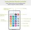 TV LED Backlight Strip 6.56ft Waterproof RGB Strip Light USB Monitor Lighting Kit w/ Remote Controller 16 Colors For 40-60 in TV